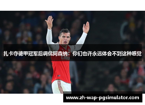 扎卡夺德甲冠军后调侃阿森纳：你们也许永远体会不到这种感觉